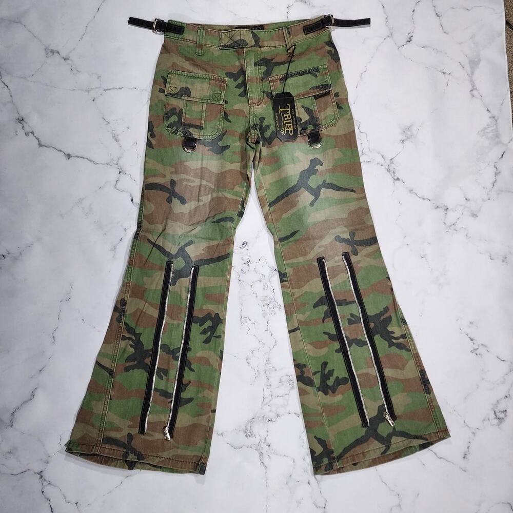 Tripp NYC Peace Cargo Camo Pants Size 5